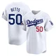 Mookie Betts ＃50 Los Angeles Dodgers Limited Men's White Home 2024 World Series Champions Jersey