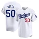 Mookie Betts ＃50 Los Angeles Dodgers Limited Men's White Home Jersey