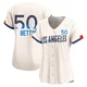 Mookie Betts ＃50 Los Angeles Dodgers Limited Women's Cream 2024 City Connect Jersey