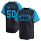 Mookie Betts ＃50 Los Angeles Dodgers Limited Youth Navy National League 2024 All-Star Game Jersey