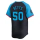 Mookie Betts ＃50 Los Angeles Dodgers Limited Youth Navy National League 2024 All-Star Game Jersey
