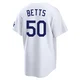 Mookie Betts ＃50 Los Angeles Dodgers Limited Youth White Home Stadium Jersey