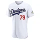 Nick Frasso ＃79 Los Angeles Dodgers Authentic Men's Gold White 2026 Collection Jersey