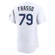 Nick Frasso ＃79 Los Angeles Dodgers Authentic Men's Gold White 2026 Collection Jersey