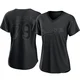 Nick Frasso ＃79 Los Angeles Dodgers Authentic Women's Black Pitch Fashion Jersey