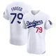 Nick Frasso ＃79 Los Angeles Dodgers Elite Men's White Home Jersey