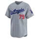 Nick Frasso ＃79 Los Angeles Dodgers Limited Men's Gray Away Jersey