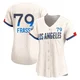 Nick Frasso ＃79 Los Angeles Dodgers Limited Women's Cream 2024 City Connect Jersey