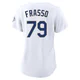 Nick Frasso ＃79 Los Angeles Dodgers Limited Women's Gold White 2026 Collection Stadium Jersey