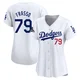 Nick Frasso ＃79 Los Angeles Dodgers Limited Women's White Home 2024 World Series Champions Jersey