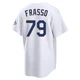 Nick Frasso ＃79 Los Angeles Dodgers Limited Youth Gold White 2026 Collection Stadium Jersey