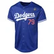 Nick Frasso ＃79 Los Angeles Dodgers Limited Youth Royal Alternate 2024 World Series Jersey