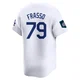 Nick Frasso ＃79 Los Angeles Dodgers Limited Youth White 2024 World Tour Seoul Series Home Jersey