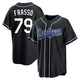 Nick Frasso ＃79 Los Angeles Dodgers Replica Men's Black Fashion Out Jersey