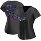 Nick Frasso ＃79 Los Angeles Dodgers Replica Women's Black Holographic Alternate Jersey