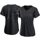 Nick Frasso ＃79 Los Angeles Dodgers Replica Women's Black Pitch Fashion 2024 World Series Champions Jersey