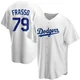Nick Frasso ＃79 Los Angeles Dodgers Replica Youth White Home Jersey