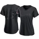 Paul Gervase ＃65 Los Angeles Dodgers Authentic Women's Black Pitch Fashion 2024 World Series Champions Jersey