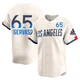 Paul Gervase ＃65 Los Angeles Dodgers Limited Men's Cream 2024 City Connect World Series Champions Jersey