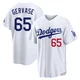 Paul Gervase ＃65 Los Angeles Dodgers Limited Men's White Home Stadium Jersey