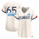 Paul Gervase ＃65 Los Angeles Dodgers Limited Women's Cream 2024 City Connect Jersey