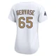 Paul Gervase ＃65 Los Angeles Dodgers Limited Women's Gold White 2025 Collection Jersey