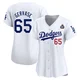 Paul Gervase ＃65 Los Angeles Dodgers Limited Women's White Home 2024 World Series Jersey