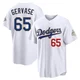 Paul Gervase ＃65 Los Angeles Dodgers Limited Youth Gold White 2026 Collection Stadium Jersey
