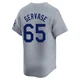 Paul Gervase ＃65 Los Angeles Dodgers Limited Youth Gray Away 2024 World Series Jersey