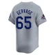 Paul Gervase ＃65 Los Angeles Dodgers Limited Youth Gray Away World Series Champions Jersey
