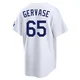 Paul Gervase ＃65 Los Angeles Dodgers Limited Youth White Home Stadium Jersey