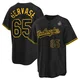 Paul Gervase ＃65 Los Angeles Dodgers Replica Men's Black Snake Skin City 2024 World Series Jersey