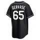Paul Gervase ＃65 Los Angeles Dodgers Replica Youth Black Fashion Out Jersey