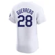 Pedro Guerrero ＃28 Los Angeles Dodgers Elite Men's White Home Jersey