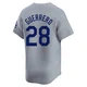 Pedro Guerrero ＃28 Los Angeles Dodgers Limited Men's Gray Away 2024 World Series Jersey