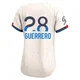 Pedro Guerrero ＃28 Los Angeles Dodgers Limited Women's Cream 2024 City Connect Jersey