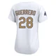 Pedro Guerrero ＃28 Los Angeles Dodgers Limited Women's Gold White 2025 Collection Jersey