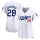 Pedro Guerrero ＃28 Los Angeles Dodgers Limited Women's White Home Jersey