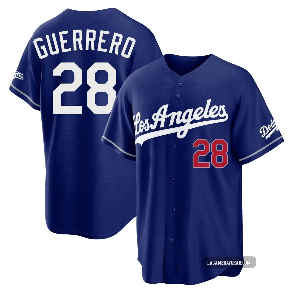 Pedro Guerrero ＃28 Los Angeles Dodgers Limited Youth Royal Alternate Stadium Jersey