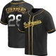 Pedro Guerrero ＃28 Los Angeles Dodgers Replica Men's Gold Black en Alternate Jersey