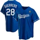 Pedro Guerrero ＃28 Los Angeles Dodgers Replica Men's Royal Alternate 2024 World Series Jersey