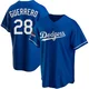 Pedro Guerrero ＃28 Los Angeles Dodgers Replica Youth Royal Alternate 2024 World Series Champions Jersey
