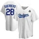 Pedro Guerrero ＃28 Los Angeles Dodgers Replica Youth White Home 2024 World Series Jersey