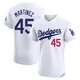 Pedro Martinez ＃45 Los Angeles Dodgers Elite Men's White Home Jersey