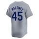 Pedro Martinez ＃45 Los Angeles Dodgers Limited Men's Gray Away Jersey