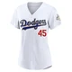 Pedro Martinez ＃45 Los Angeles Dodgers Limited Women's Gold White 2026 Collection Stadium Jersey