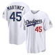 Pedro Martinez ＃45 Los Angeles Dodgers Limited Youth Gold White 2026 Collection Stadium Jersey