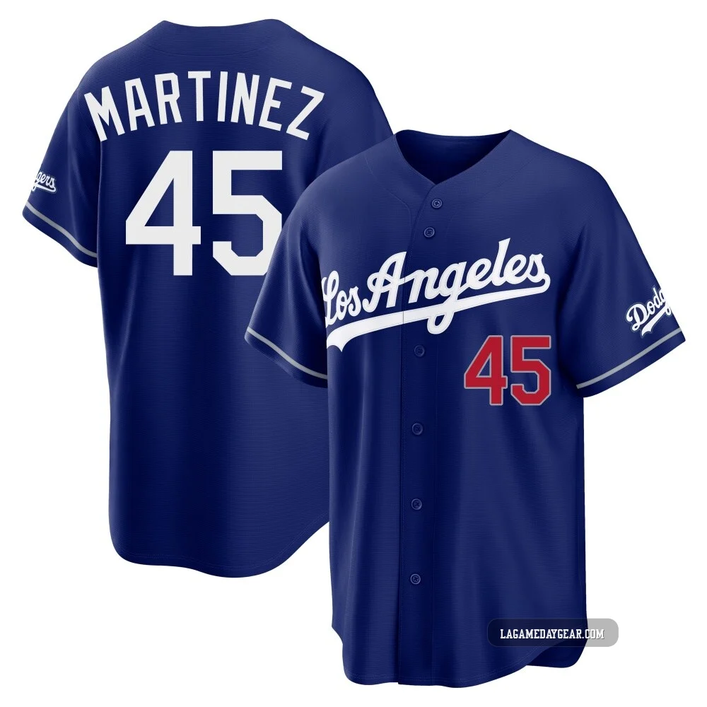 Pedro Martinez ＃45 Los Angeles Dodgers Limited Youth Royal Alternate Stadium Jersey
