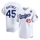 Pedro Martinez ＃45 Los Angeles Dodgers Limited Youth White Home 2024 World Series Jersey