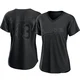 Rick Sutcliffe ＃43 Los Angeles Dodgers Authentic Women's Black Pitch Fashion Jersey